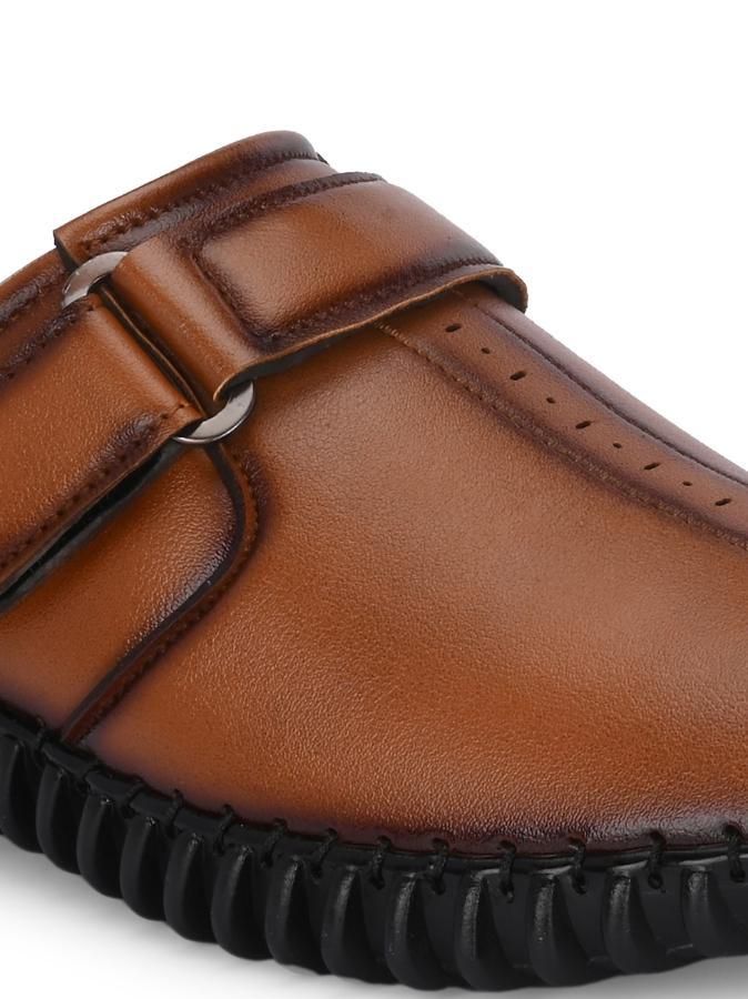 Men's Bantu Style Tan Loafer Casual Shoe